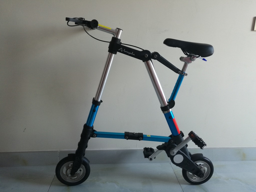 迷你8寸折叠自行车 脚踏折叠车 自行车