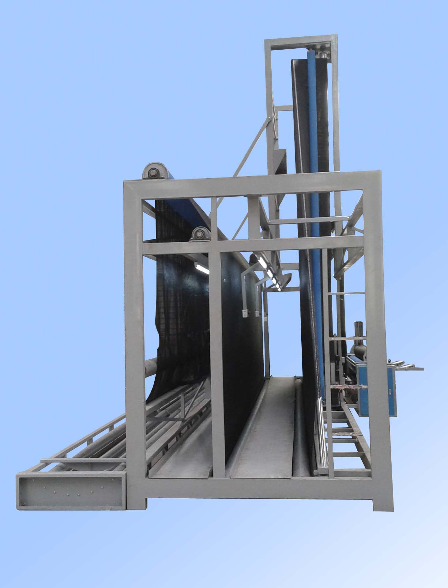 分布遮阳网卷布机