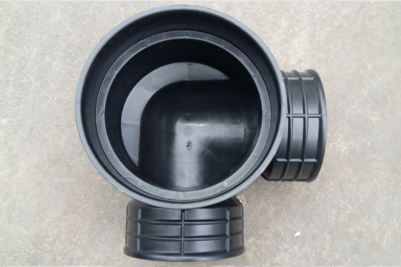 厂家** 塑料雨水检查井 五水共治排污井 流槽90度检查井315x200-人参