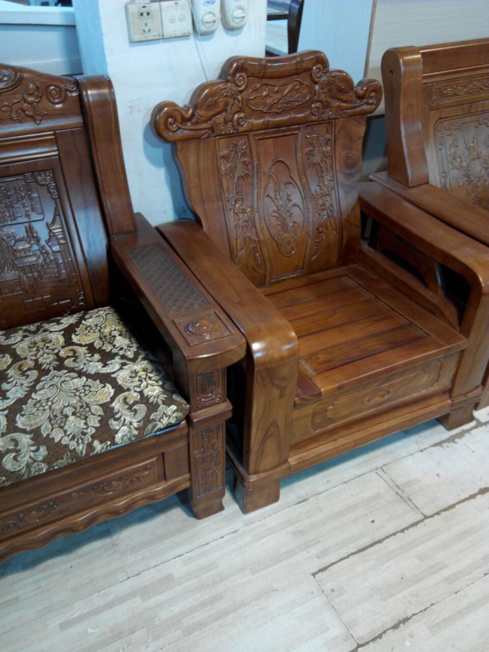 批发中式实木沙发组合小户型木沙发特价沙发客厅沙发厂家直销