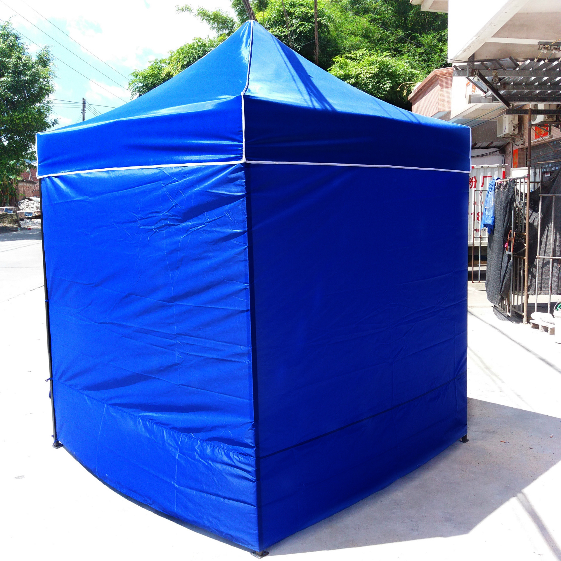 厂家包邮围布地摊摆摊折叠户外遮阳防水帐篷加厚加密牛津布帐篷伞