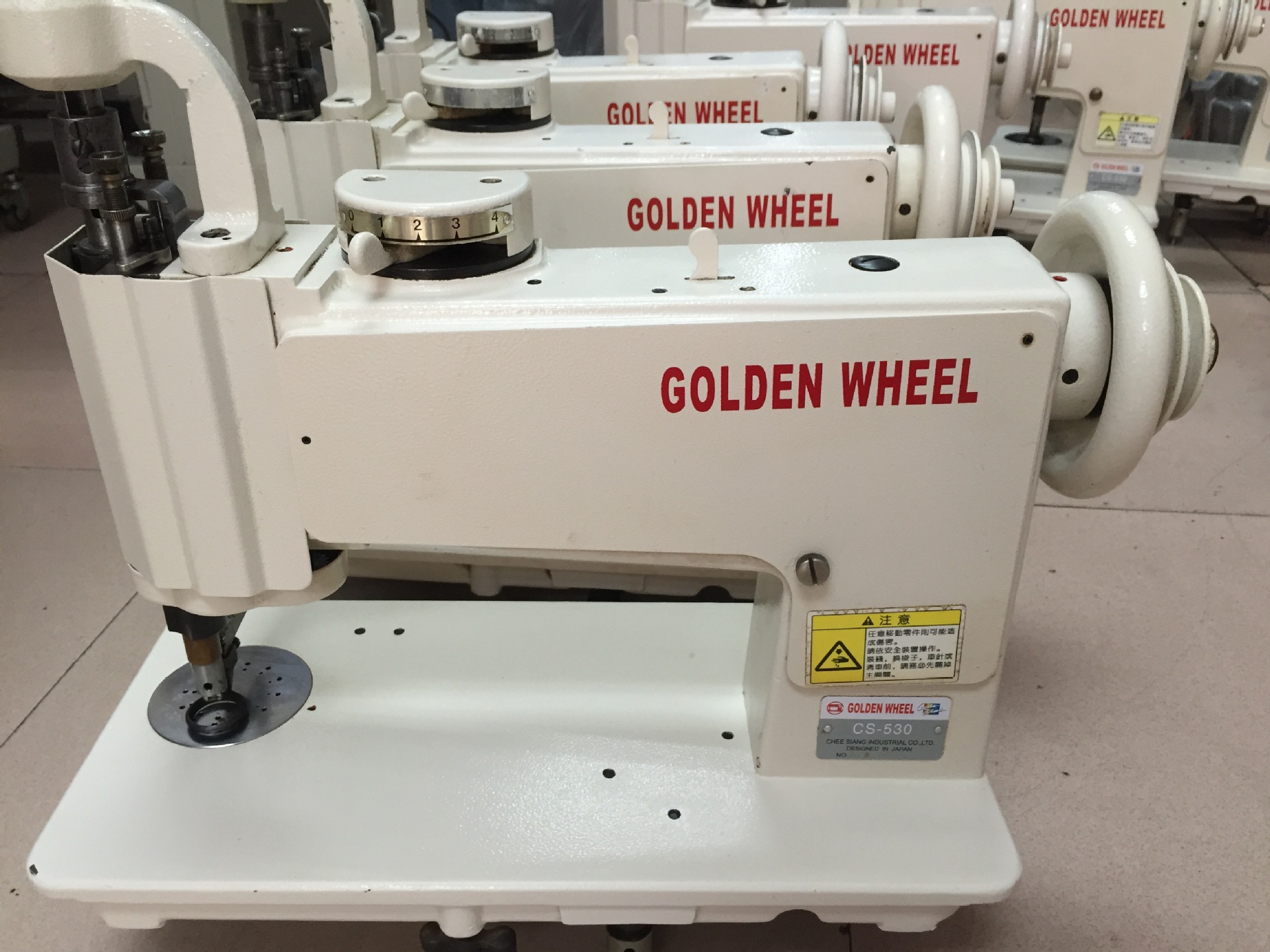 大量出口二手金轮牌cs-530单针手摇绣花机