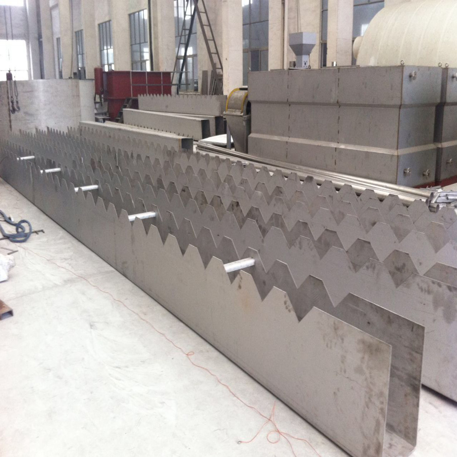 水槽 不锈钢集水槽 三角堰板 出水三角堰 水厂专用水槽