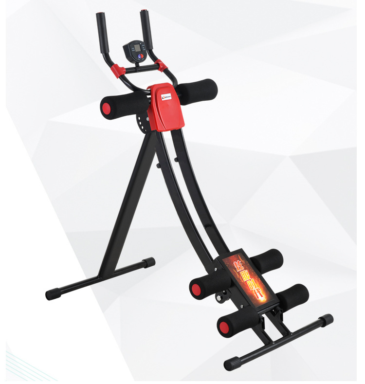 js8129v2弯杆美腰机 过山车 双杆收腹机 立式健腹机 懒人健身器