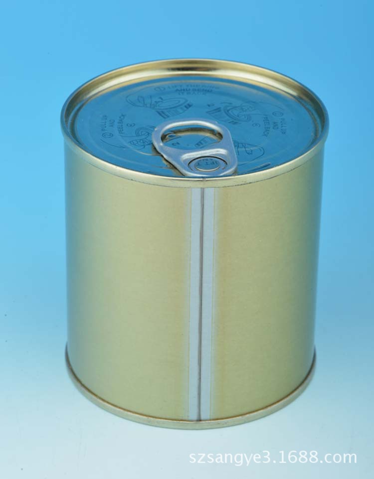 马口铁食品罐厂家 金色罐生产 金油涂层易拉罐定做 食品级金属罐