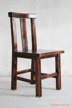 东莞迪佳家具仿腐碳化木椅子松木餐椅大排档木椅子