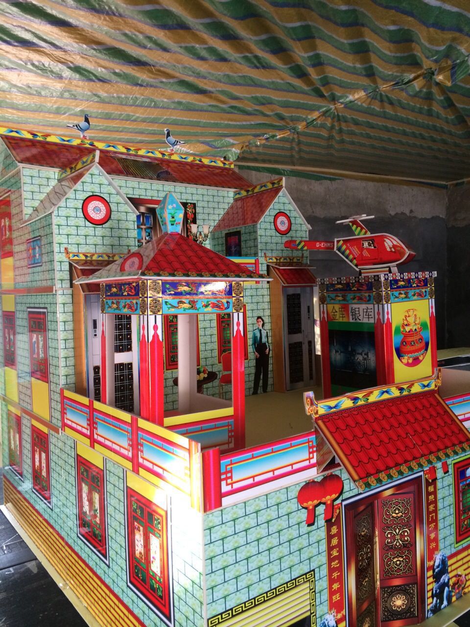 殡葬泡沫楼房,殡葬用品纸扎,殡葬用品批发,随葬品,殡葬厂家