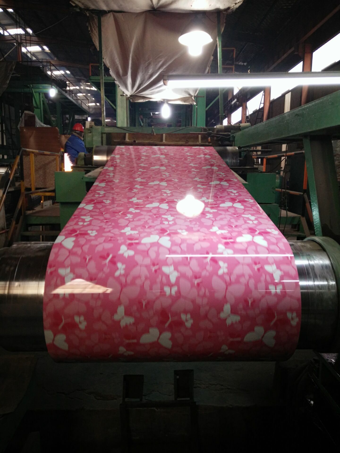 特价彩涂印花板花纹彩涂板彩涂卷印花板可开平分条彩涂卷镀锌钢带