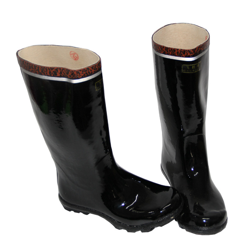 飞鹤牌反光药物工矿靴 飞鹤劳保雨鞋矿工靴 反光条雨靴 雨鞋