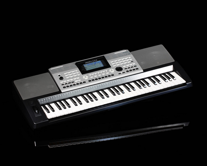 美得理a800电子琴 键盘乐器 61键力度感应键 usb lcd显示