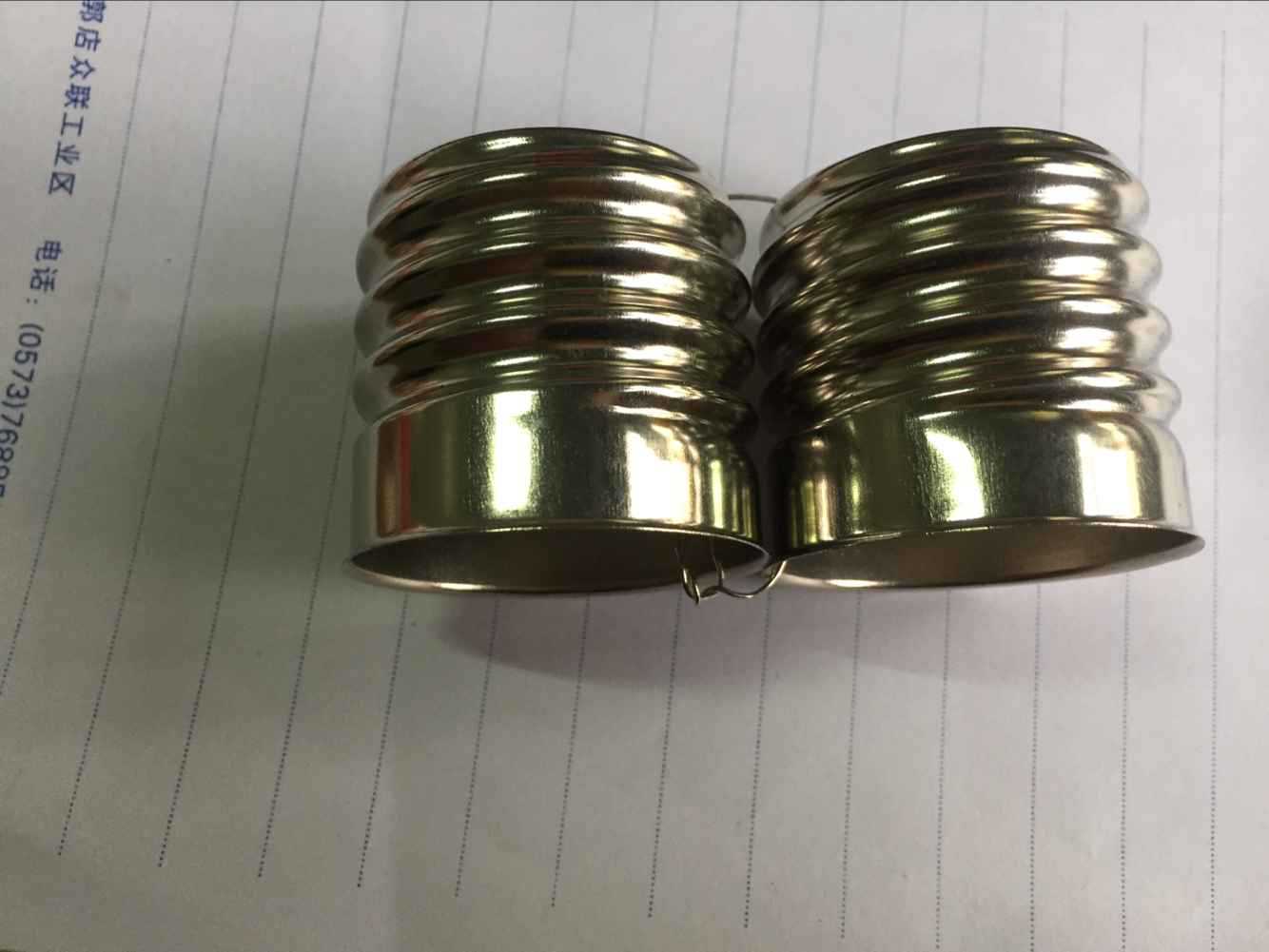 厂家销售e40外套铁电镀.铜电镀.铝电镀