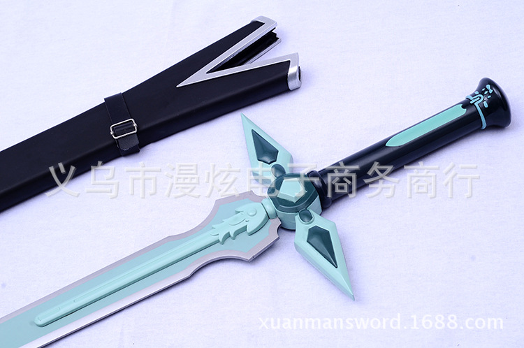 刀剑神域 桐谷和黑白双剑黑剑阐释者白剑逐暗者全金属 未开刃