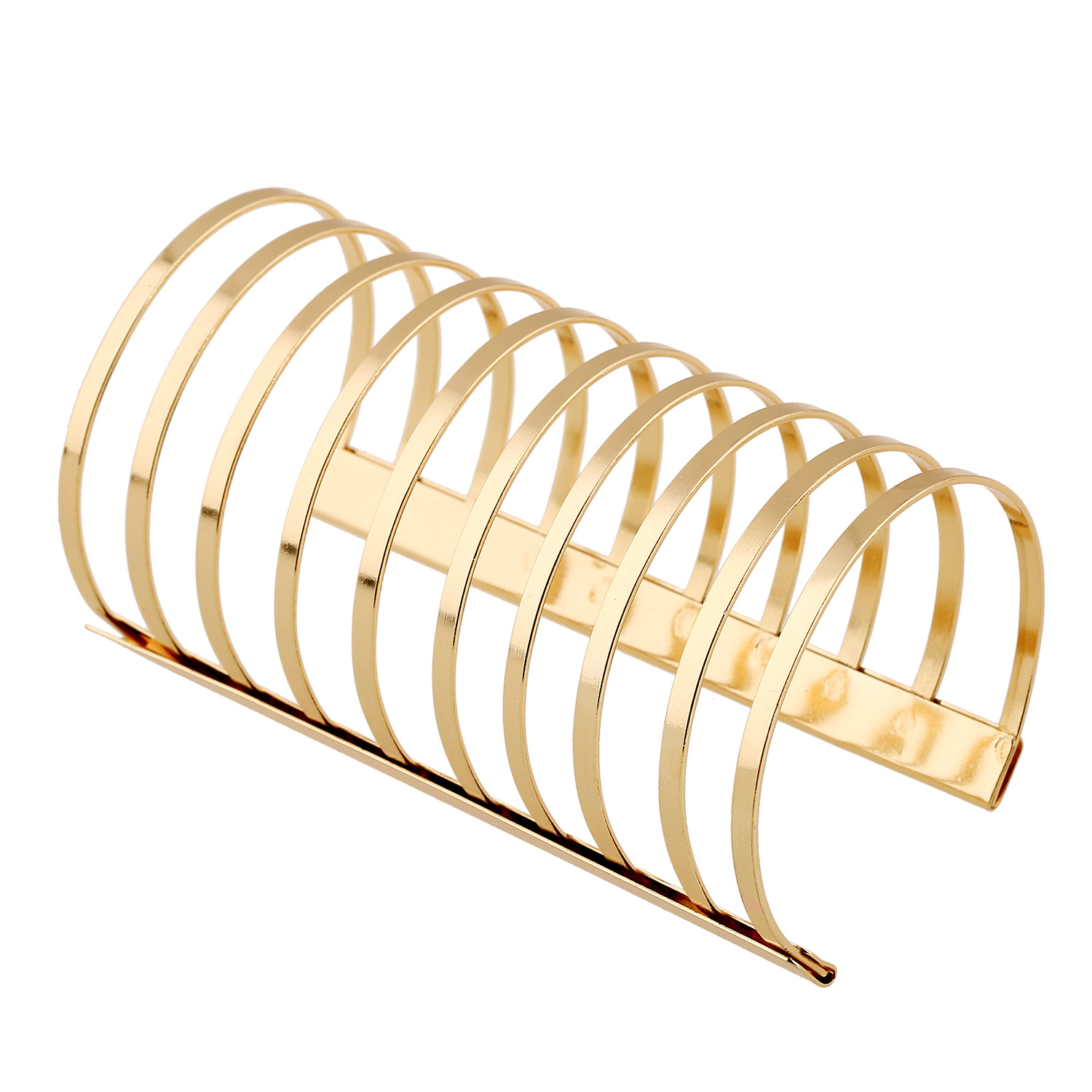 新款时尚 夸张 简约大方合金超镂空手镯 速卖通货源 bz0422