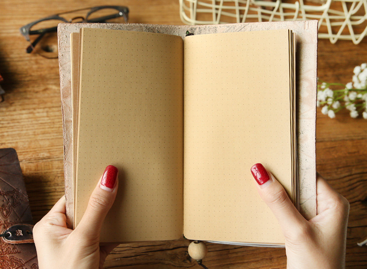 新品 雅莎卡/yasac木盒装真皮手札本多功能随身记事本工作笔记本