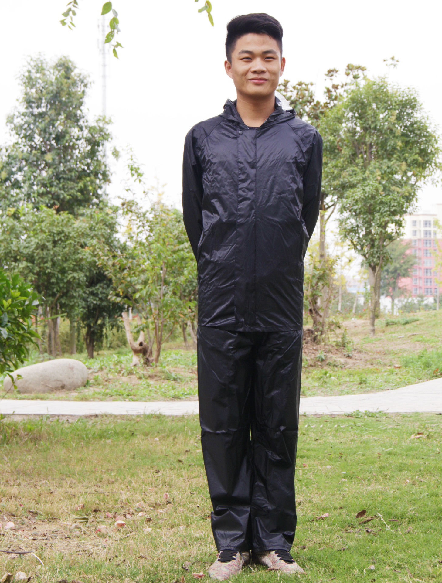 雨衣雨裤套装分体成人男女款钓鱼生存作业户外旅游加工定制批发