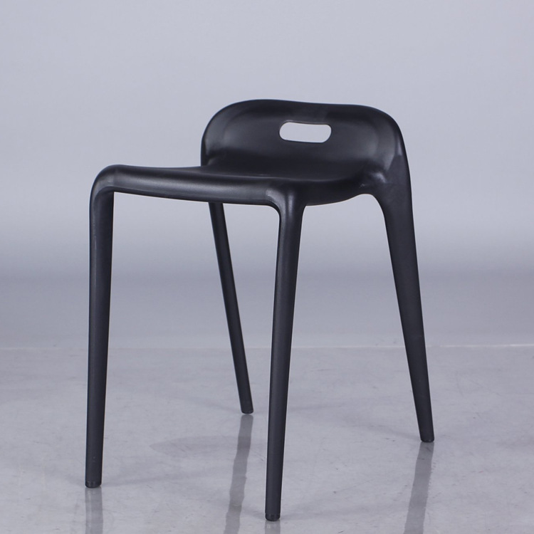 三唐1751时尚简约高脚马椅休闲全塑彩色