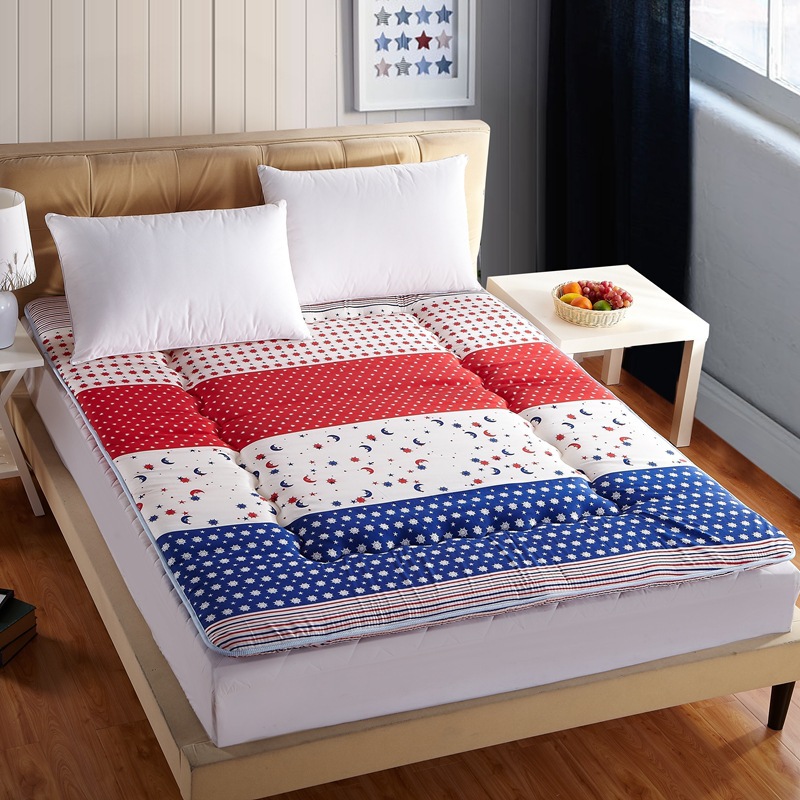 加厚榻榻米床垫 学生宿舍单人 双人床褥子磨毛可折叠垫被