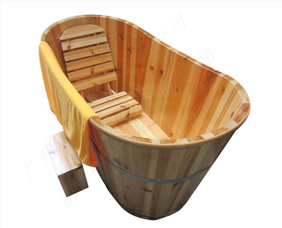 成人泡澡木桶药浴桶实木泡浴桶成人浴缸桑拿熏蒸桶木质洗澡泡澡桶