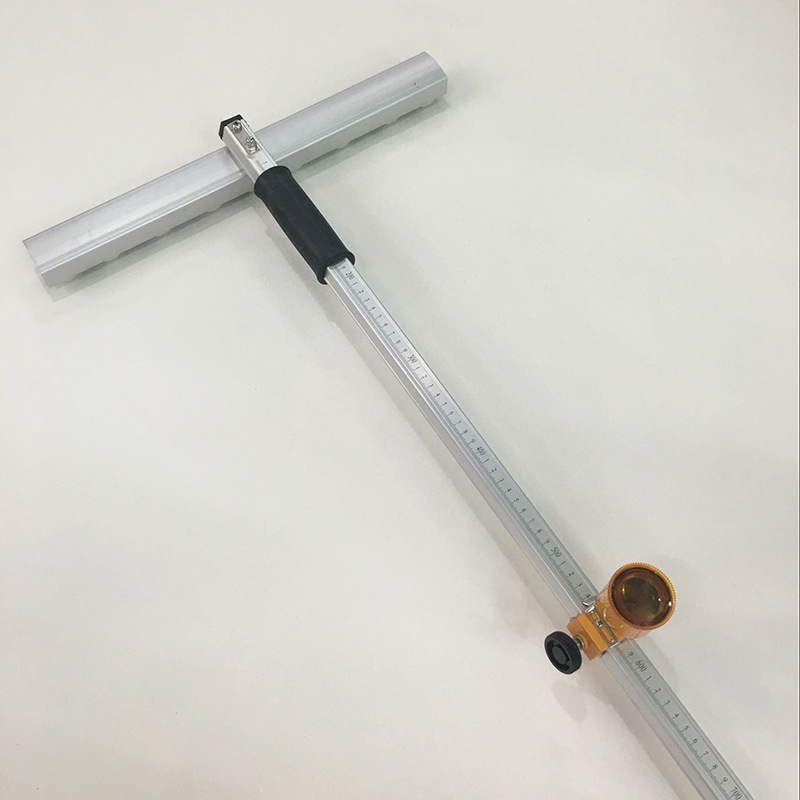怡燕新款玻璃推刀加粗加厚专切割厚玻璃重型滚轮推尺t型玻璃推刀
