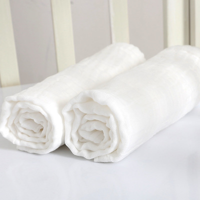 纯棉水洗纱布澡巾儿童6层 成人干发巾毛巾