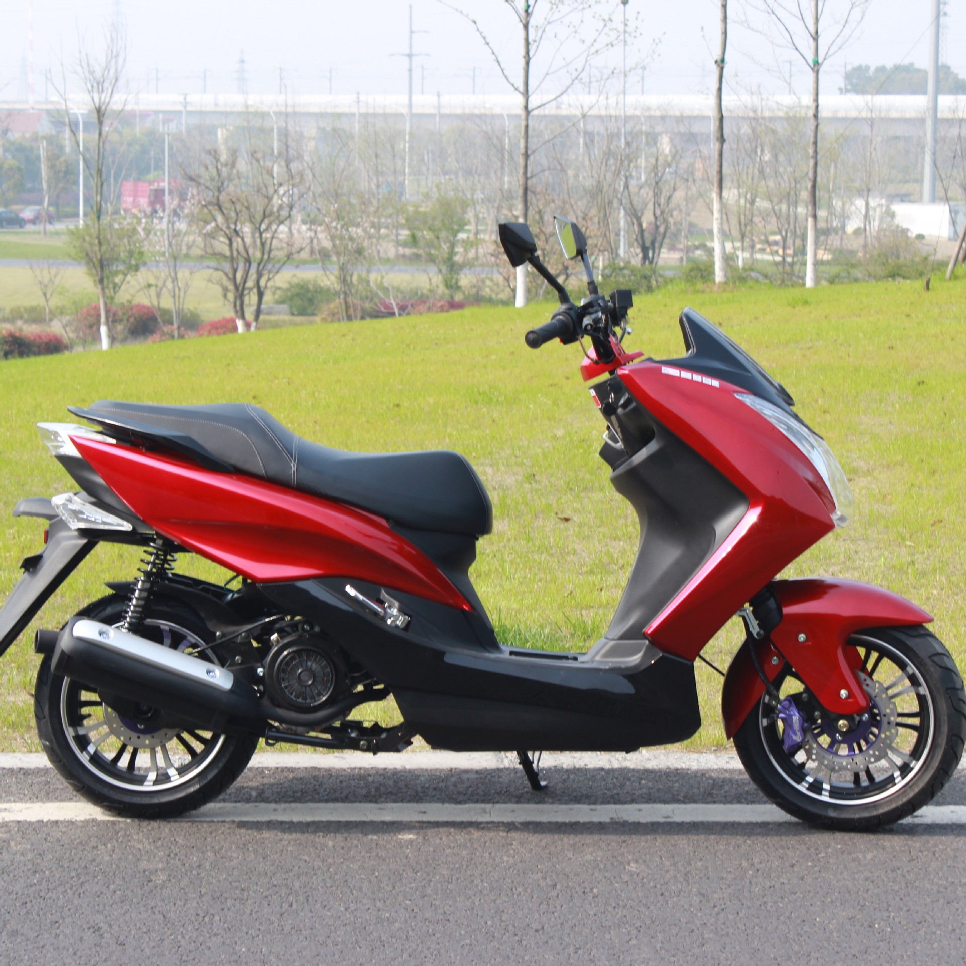 狮王鹰王踏板150摩托车金浪王野动力跑车燃油助力车猎鹰