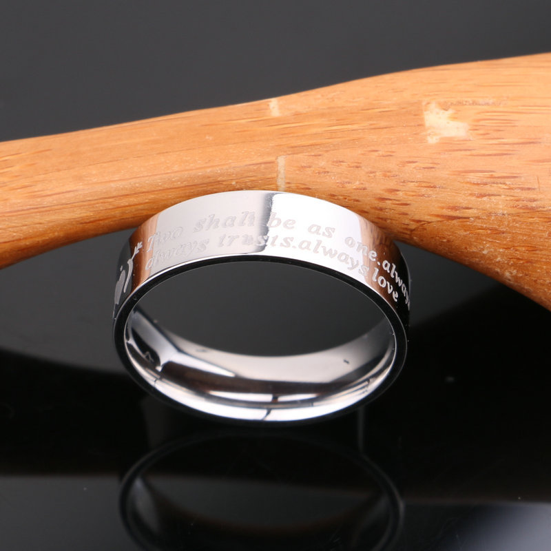 供应戒指 时尚首饰 新款 一箭穿心 钛钢情铝戒指 饰品混批 高品质