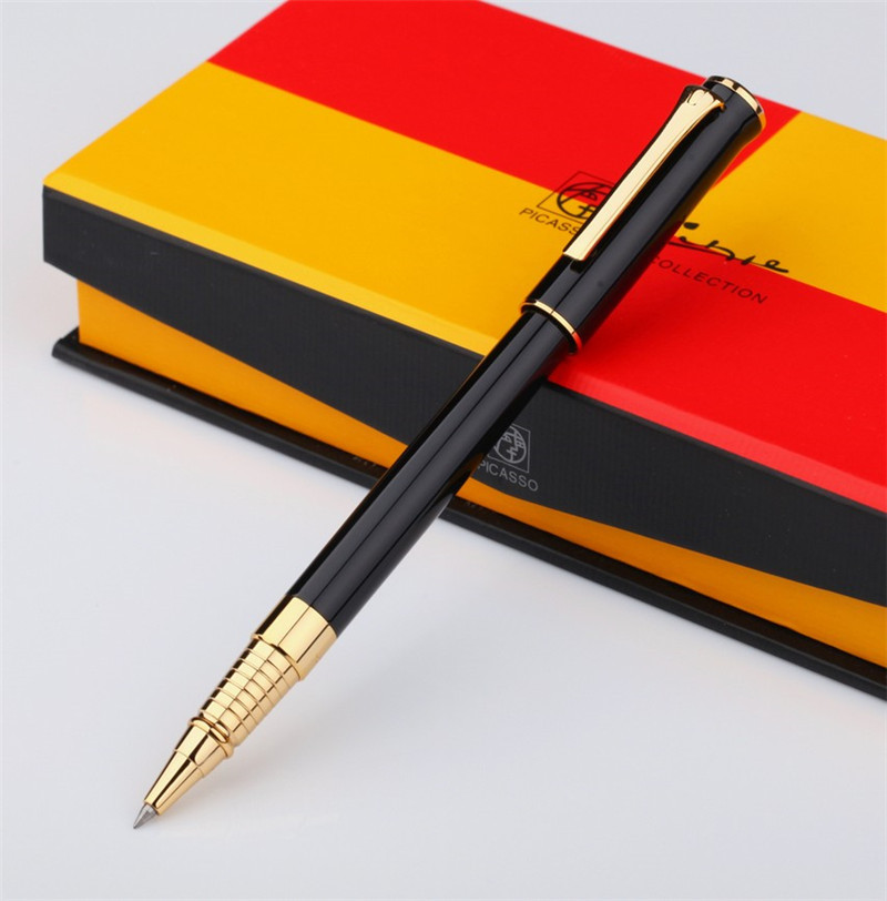 签字笔 正品毕加索988宝珠笔 金属中性笔 高级礼品笔 男女款水笔