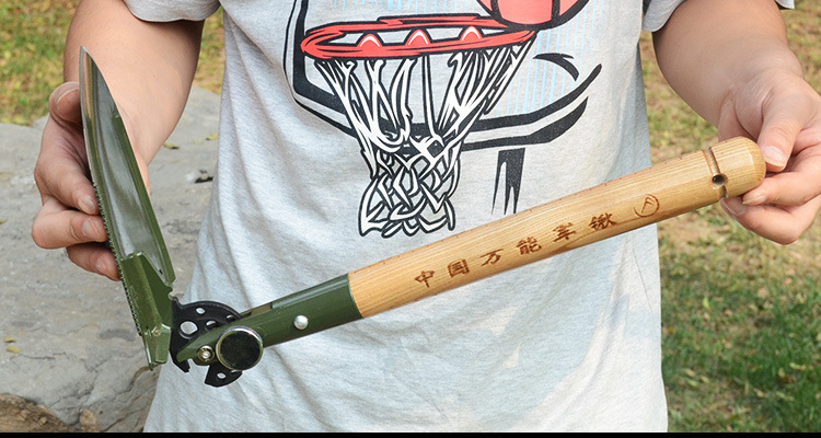 中国万能军锹wjq-308军锹昌林工兵铲子多功能户外折叠铁锹军工铲