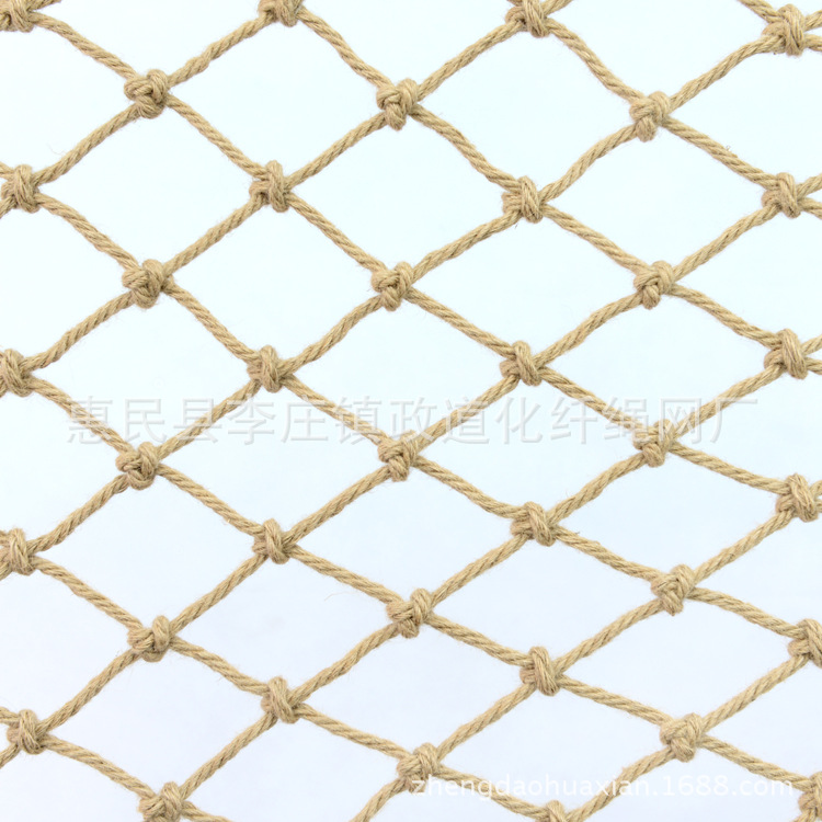 攀爬拓展异形网 麻绳网楼梯阳台防护 安全网 挂衣吊顶装饰