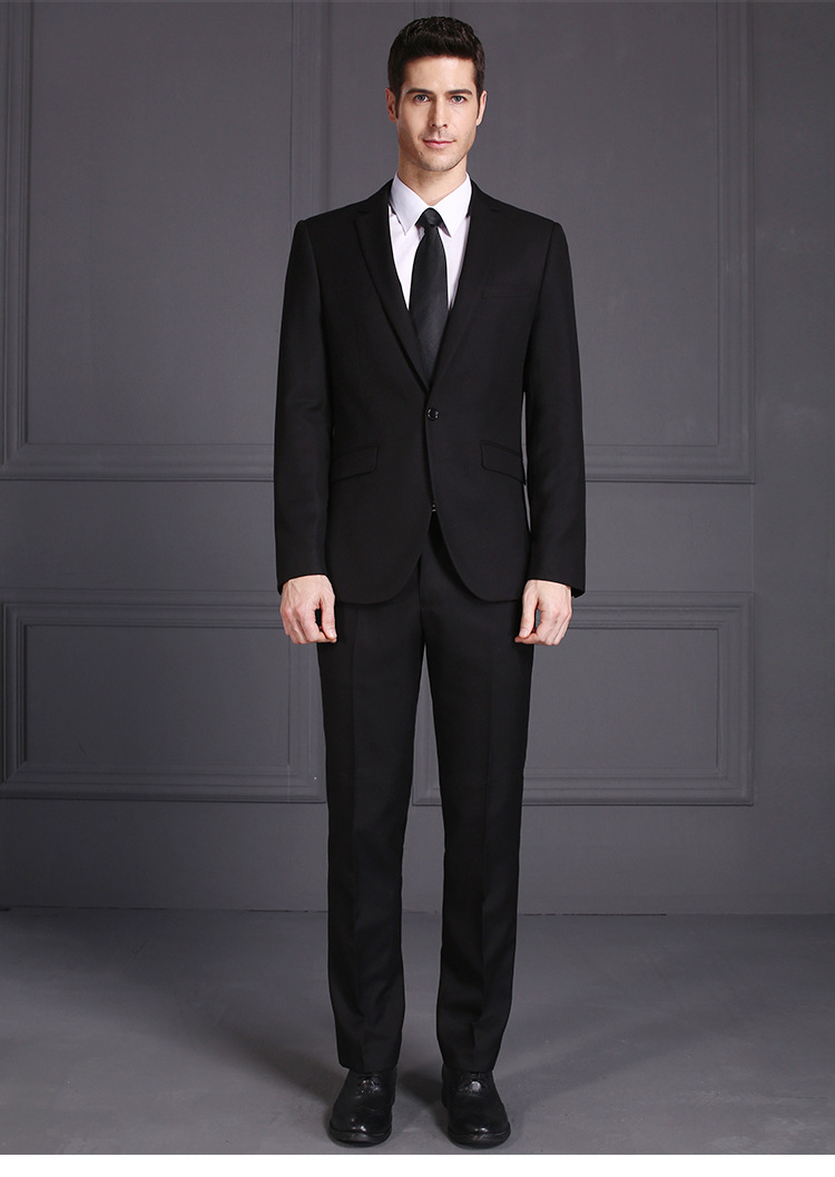 【西装男】套装商务男士西服西装修身韩版正装职业新郎结婚礼服