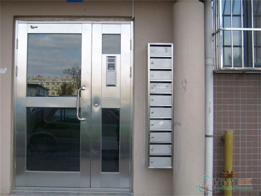 不锈钢楼宇门 小区单元对讲门 非标工程门 子母门 厂家直销