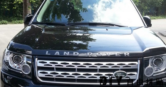 路虎land rover英文车标 极光揽胜发现 机头盖字母标 运动版车贴