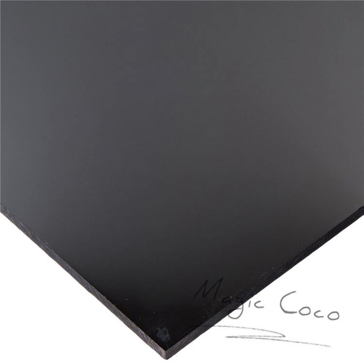 可定制亚克力黑色单面磨砂板2,3,5mm