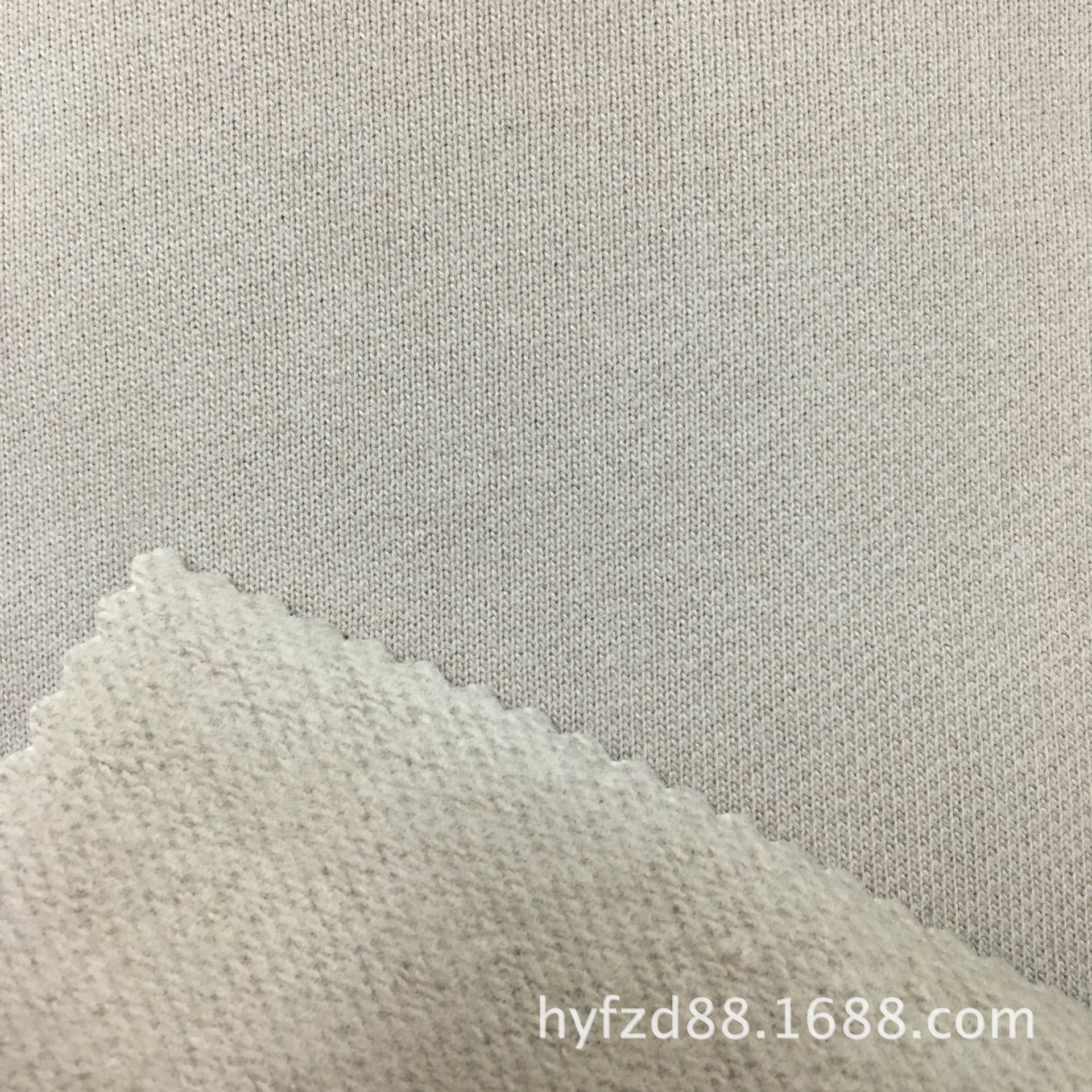 恒义纺织现货供应奥创绒纯棉毛圈布 抓绒卫衣面料470g棉绒布