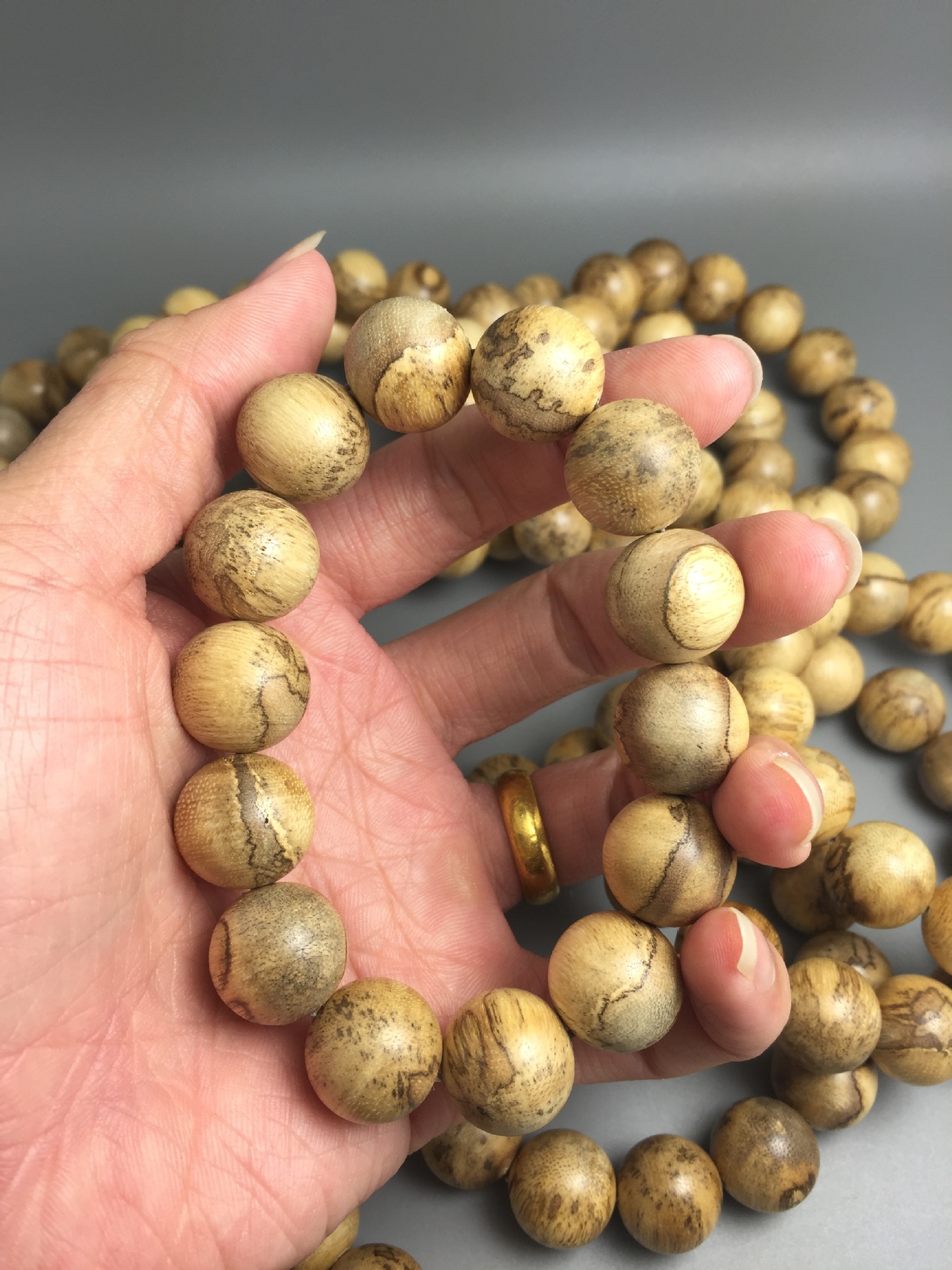 海南老料沉香木 沉香手串 手珠 佛珠手链 天然真品男女款 民族风