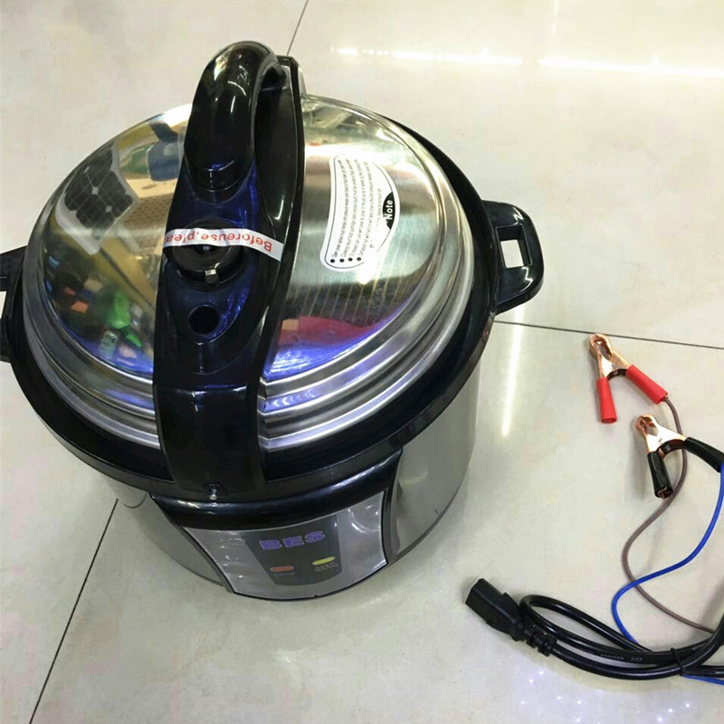 日用百货dc-12v电压力锅 电饭煲 户外接电瓶 5l车载 压力锅 批发