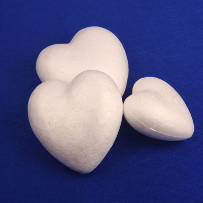 供应儿童幼教保丽龙心形泡沫桃心爱心形状玩具 儿童泡沫材质玩具