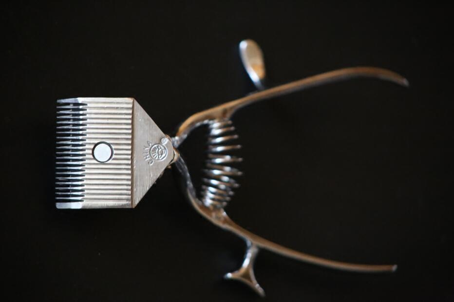 金元221a型 老式理发剪 手推剪 手动理发器 理发工具剪刀剃头剪