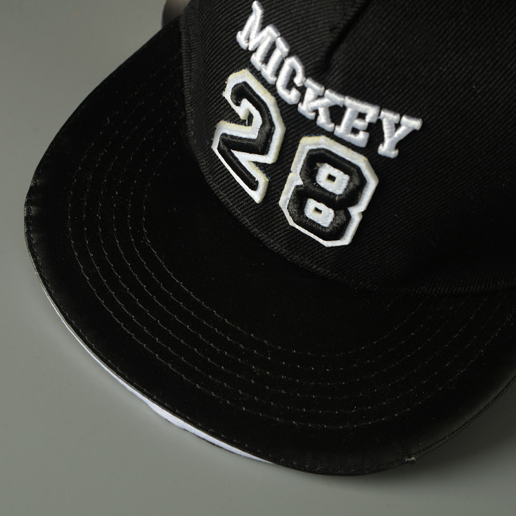 新款韩版男女帽子 跑男宋智孝同款数字28刺绣遮阳街舞嘻哈帽