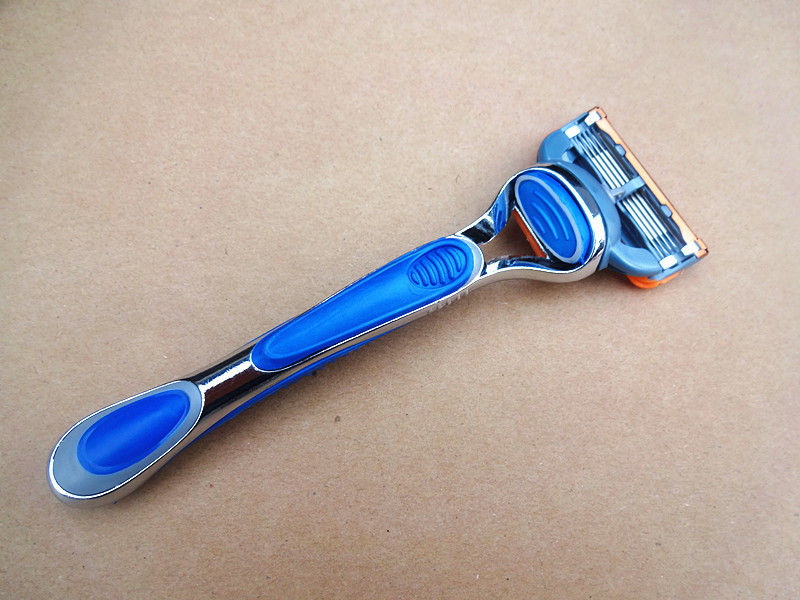 家电 个护小家电 剃须刀片 >洁锐品牌新款进口五层剃须刀片 老式手动