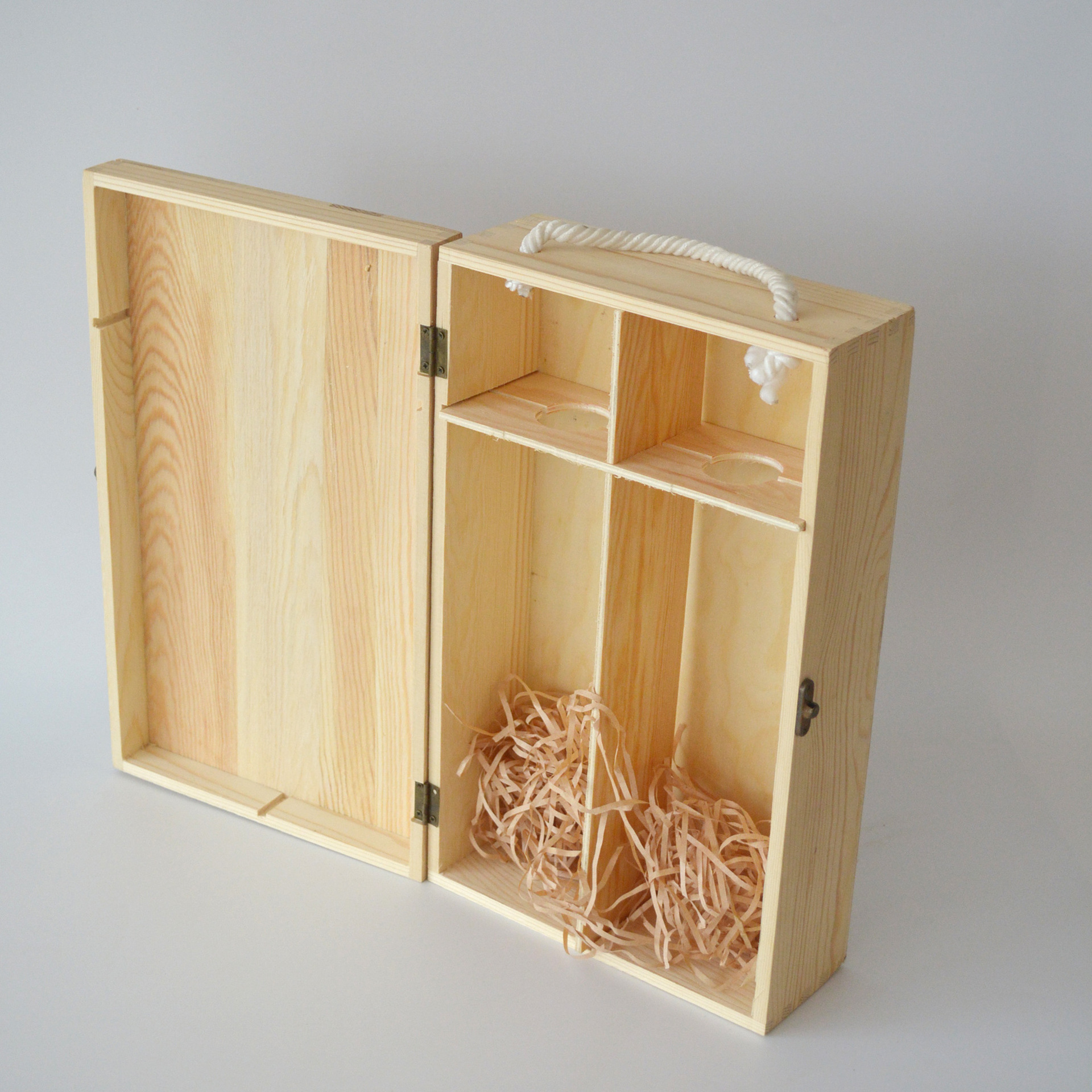 红酒盒木盒子双支装酒箱葡萄酒木箱实木质包装盒2只礼盒定制包邮