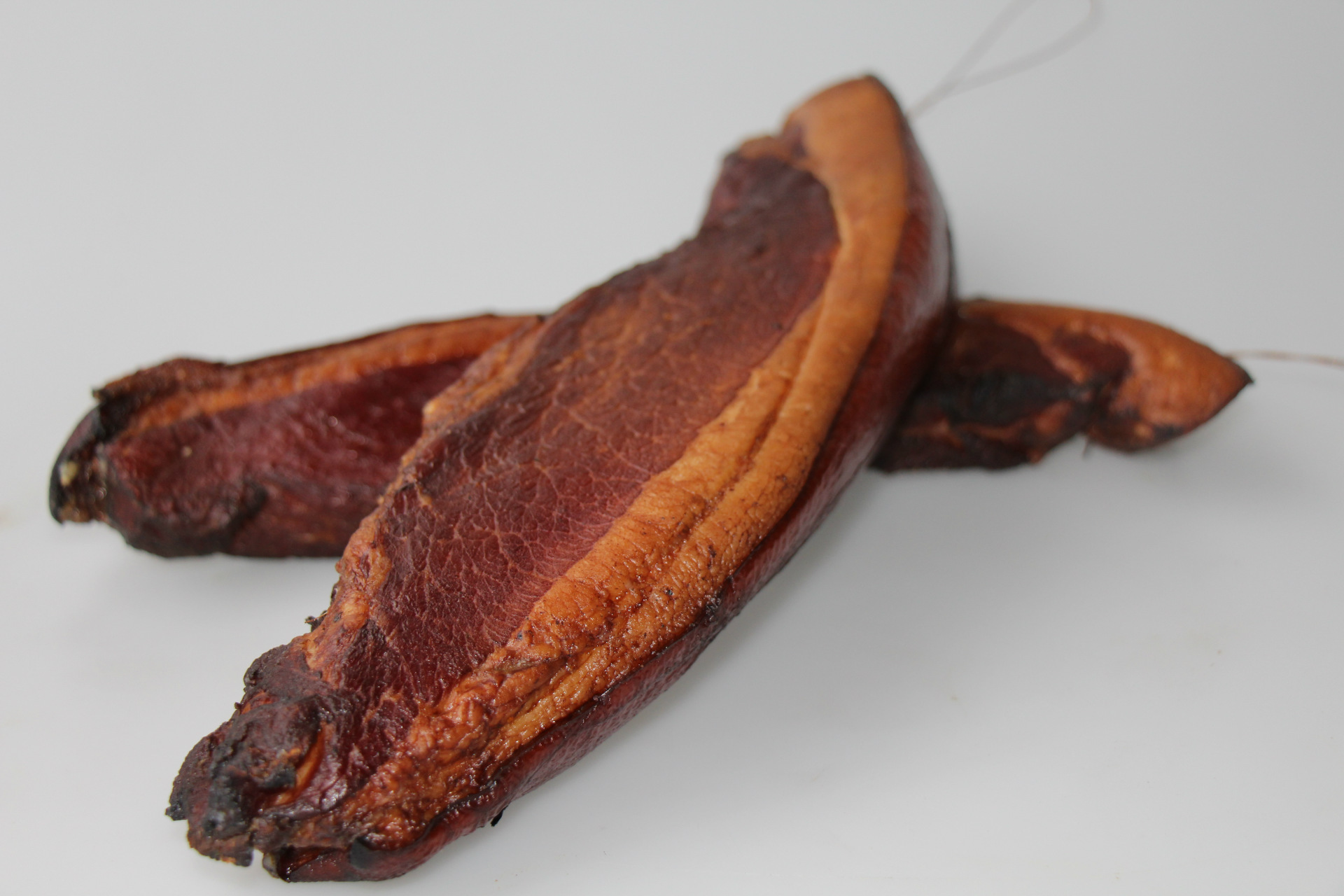 二刀腊猪肉500g农家烟熏自制烟熏肉类钟老大正宗烟熏腊二刀.