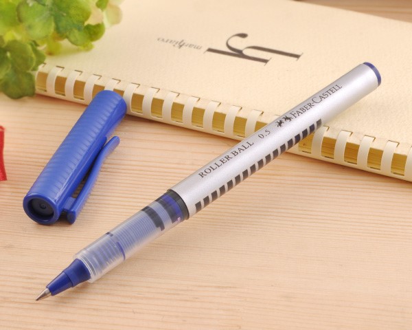 faber-castell辉柏嘉2493中性笔黑色签字笔0.5mm水笔整盒10支装