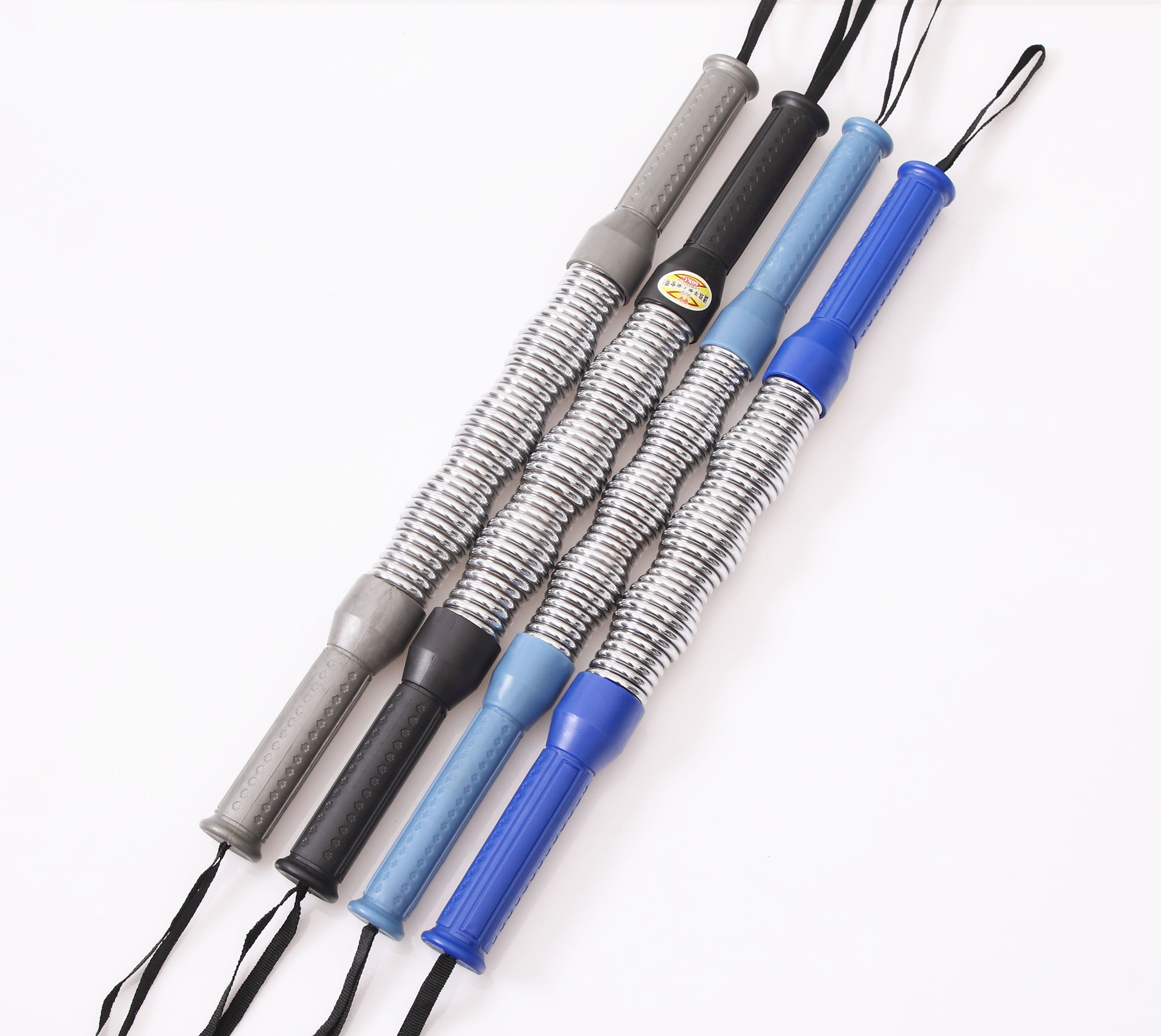 弧形电镀臂力器 双弹簧臂力棒30kg 40kg 50kg 60kg 家用健身器材