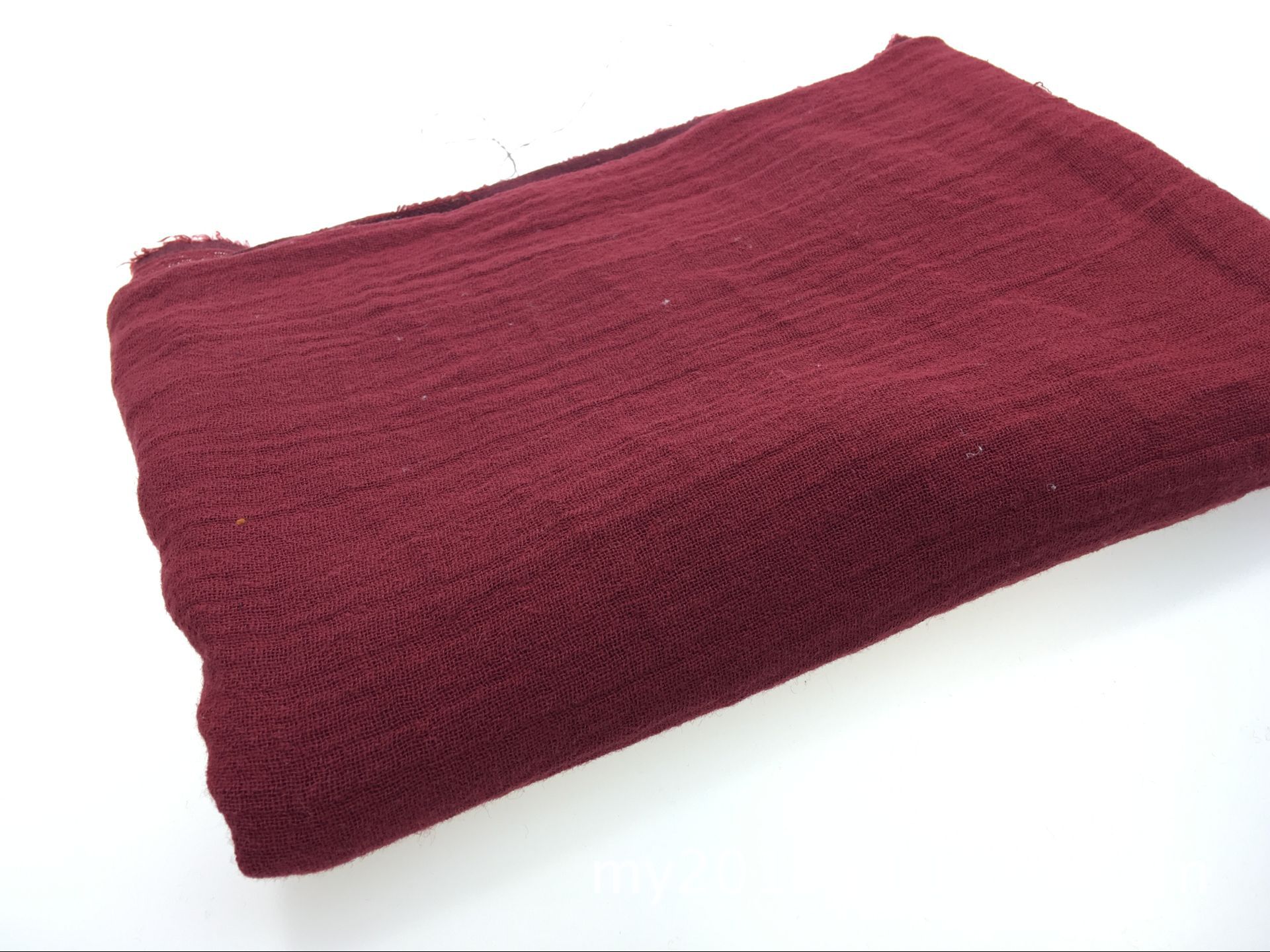 苎麻棉网纱布料 春夏麻布系列洗皱 90%苎麻10%棉 文艺女青选用