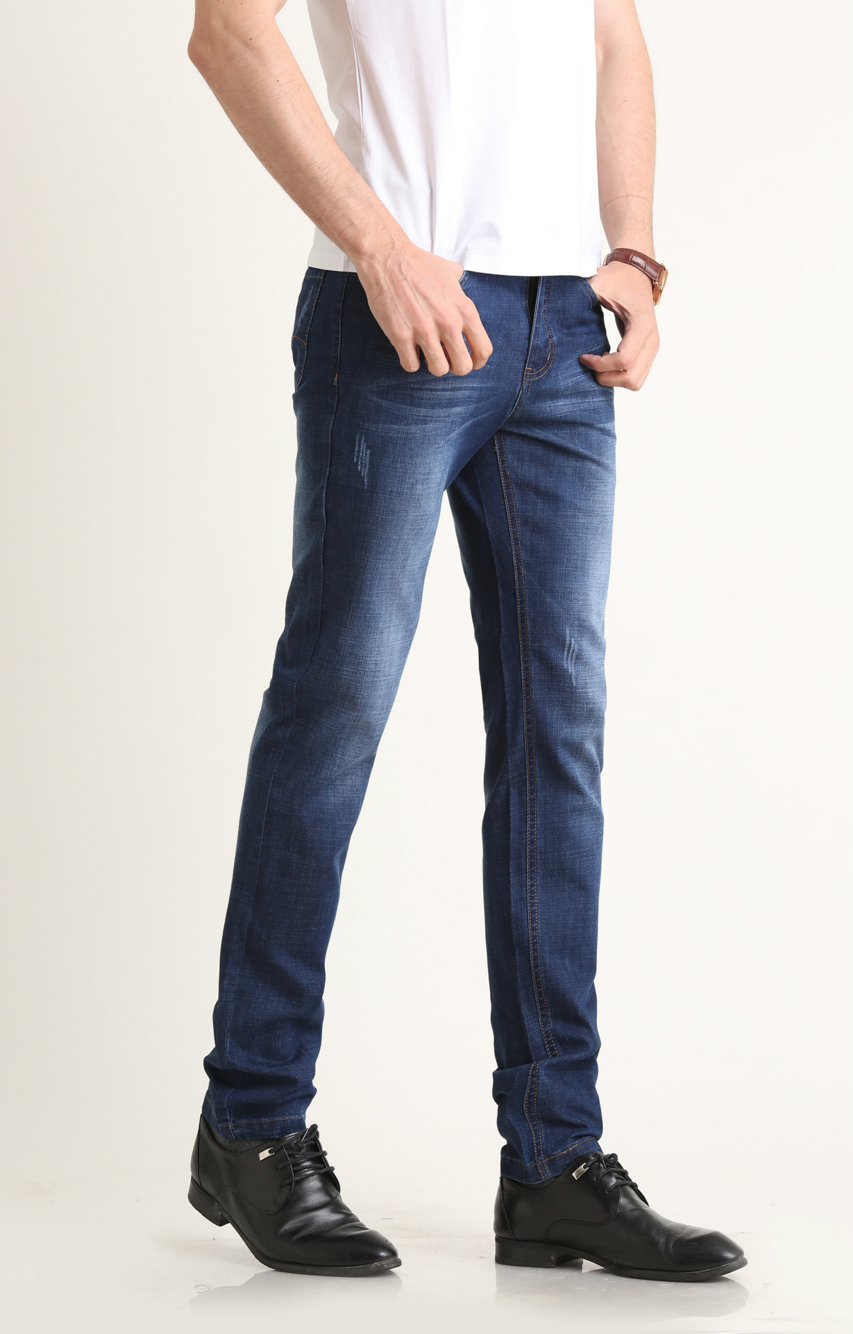 【腾龙豹男裤】8613新款男裤 时尚修身男式牛仔裤 男士经典长裤