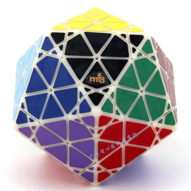 魔方吧 二十面体三号魔方原色 mf8 20面体3号异形魔方原色收藏
