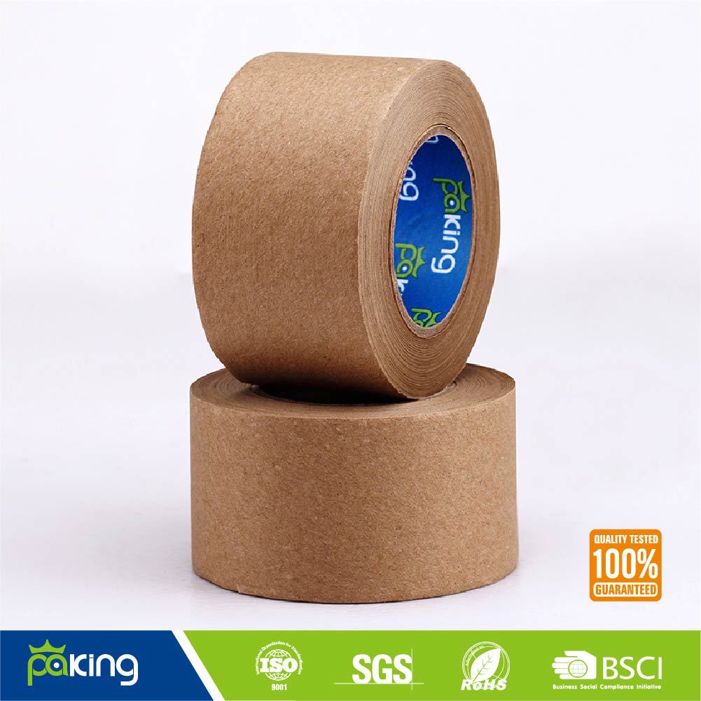 供应可书写印字高粘环保湿水牛皮纸胶带