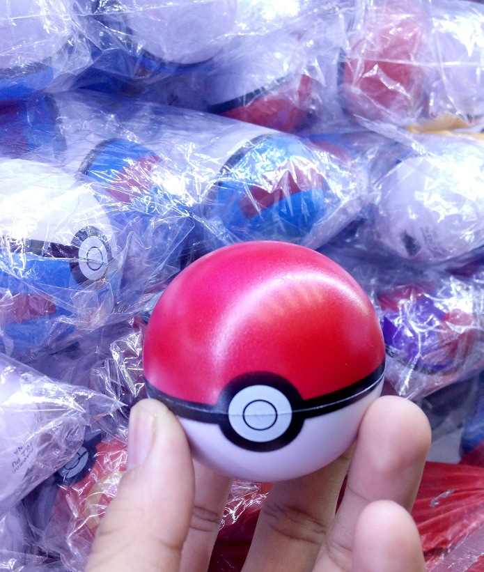 动漫手办神奇宝贝口袋妖怪玩具弹力精灵球大师球gs球竞赛球模型