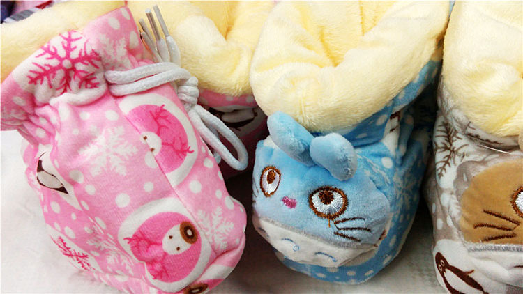 新生婴儿秋冬男女宝宝0-6个月软布底棉鞋学步前加绒系绳鞋子